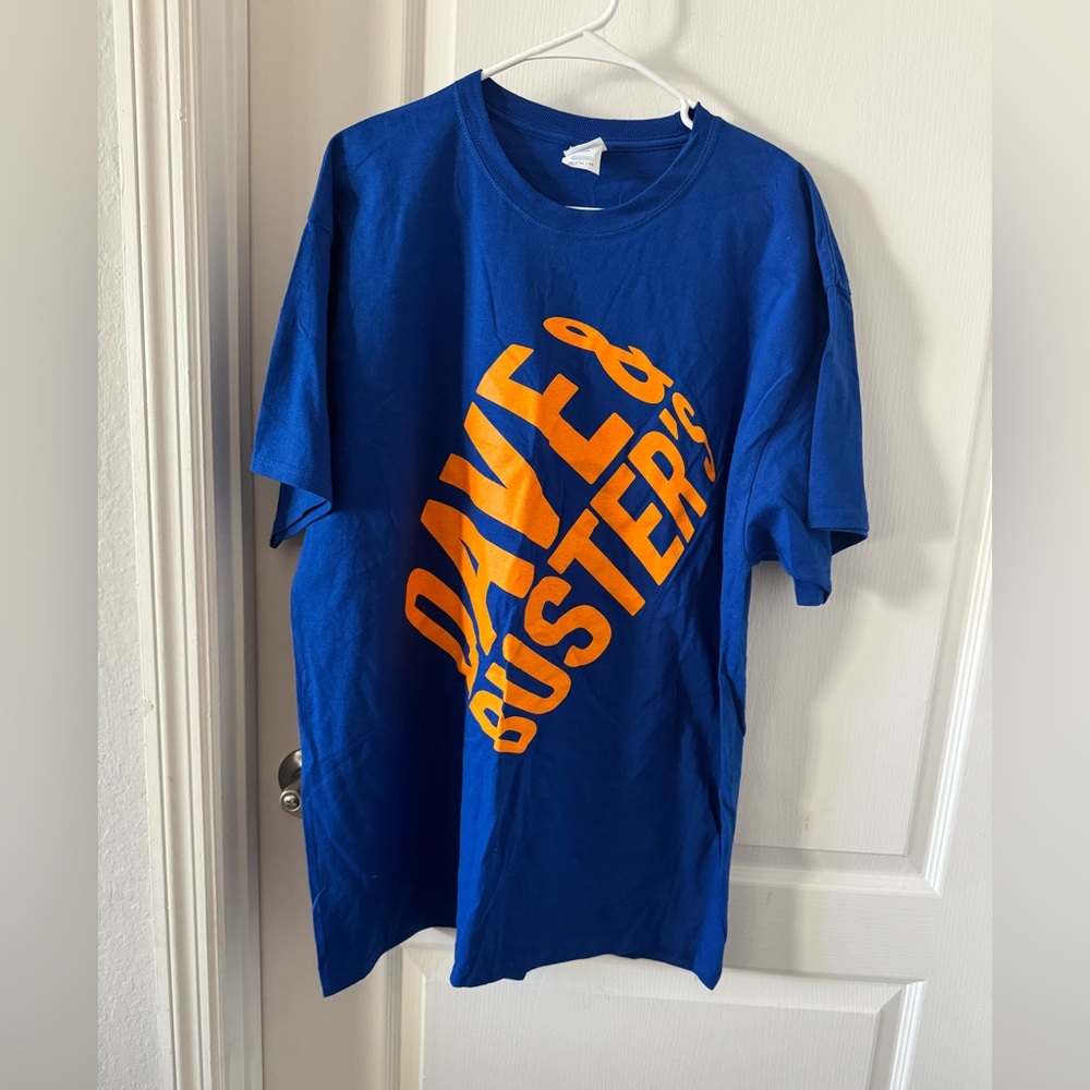 Port and Company Blue Core Cotton T-Shirt